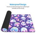 thumbnail image 3 of Pofeuu Skull mushroom colorful Print Mouse Pad,Rubber, Multipurpose Comfortable Waterproof Mousepad Desk Mat for Gamer Office Home, 3 of 8