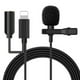 thumbnail image 2 of Methold Mini micrófono para iPhone, micrófono de solapa portátil con Clip para iPhone, iPad, Xiaomi, Android, Smartphone, cámara DSLR, PC, Cables de audio/vídeo Actualizar relámpago, 2 of 6