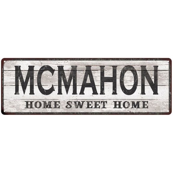 MCMAHON Home Sweet Home Country Look 6x18 Metal Sign 106180045794