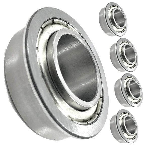 HD Switch Front Wheel Bearings for Toro 114-1640 TimeCutter, Exmark Quest, Radius, Pioneer Mowers - Bushing to Bearing Conversion Kit - Steel Seals (4 Pack)