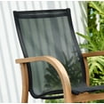 thumbnail image 6 of Amazonia Meadow Breeze 5-Piece Teak Finish Wood 100% FSC Patio Dining Set, 6 of 14