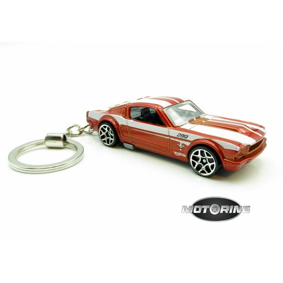 Keychain 1965 '65 Ford Mustang Camaro Car Rare Novelty 1:64 Diecast