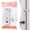 Silver 4 Inch 1 Hasp 9 Screws, variant on DUOYOU Padlock Hasp Latch Door Lock Silver 3 Inch Stainless Steel Heavy Duty Gate Cabinet Shed Lock with 8 Screws