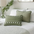 thumbnail image 3 of Home Quilt Set 3 Pieces Sage Green Quilt Set Soft Microfiber Bedspreads King Size Lightweight Coverlet with Square Stitch Design Comforter Set Bed Cover for All Season（1 Quilt 2 Shams）, 3 of 4