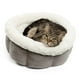 Photo 1 of Best Friends By Sheri Cuddle Cup Cuddler Bolster Cat & Dog Bed, Tide Pool, Standard