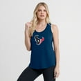 thumbnail image 4 of Women's Fanatics Navy Houston Texans Iron Fan Tank Top, 4 of 5