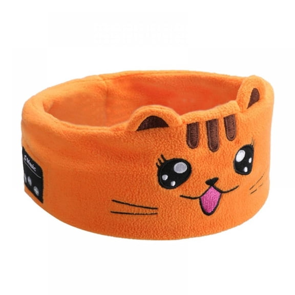 5.0 Bluetooth Animal Headband Earphones for 1-3Y Children, Baby and Toddlers, Stretchy and Comfy for Home, Plane and Car Travel Accessories