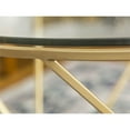 thumbnail image 4 of Pemberly Row Nesting Glass Top Round Coffee Table Set in Gold, 4 of 8