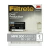 Filtrete 16x20x1 Air Filter, MPR 300 MERV 5, Dust Reduction, 1 Filter