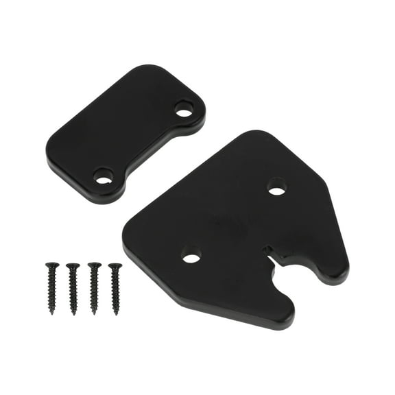 Unique Bargains 1Set Sun Visor Repair Kit for Dodge for Ram 1500 19-23 Aluminum Alloy Black Sun Visor Clip Replacement Fix