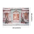 thumbnail image 3 of Titcea 7.9x5.9 FT Christmas Backdrop, Hanging Snow Scene Xmas Photo Props Xmas Party Decoration Kids Portrait Photo Studio Props, 3 of 6