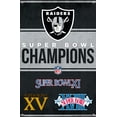 thumbnail image 4 of NFL Las Vegas Raiders - Champions 23 Wall Poster with Push Pins, 14.725" x 22.375", 4 of 4