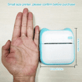 thumbnail image 5 of GOANDO Portable Wireless Thermal Photo Printer - Mini Instant Printer for iOS/Android, Photo Btooth Printer Smartphone-Compatible, Includes 1 Roll Paper, On-the-Go Creative Printing (Blue）, 5 of 6