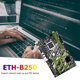 thumbnail image 3 of Placa base para minería ETH-B250 BTC PCI-E16X Tarjeta gráfica LGA 1151 DDR4 SATA3.0, 3 of 9
