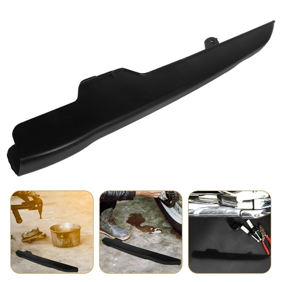 Soimiss Chain Guard Cover Plastic Dustproof Motorcycle Use 1Set Black
