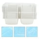 thumbnail image 2 of FELTECHELECTR 50 cajas transparentes para envolver pasteles, desechables, para postres y alimentos., 2 of 6