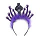 thumbnail image 1 of Diadema de mano fantasma con lápida de Halloween, accesorios para fiesta de graduación y Festival peludo (púrpura), 1 of 3