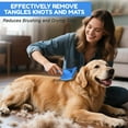 thumbnail image 2 of 2PCS Slicker Brush for Dogs & Pet Comb,Professional Dog Grooming Brush (Goldendoodles,Poodles,Labradoodles) with Extra Long Pins to Effectively Remove Tangles, Knots and Mats (Blue), 2 of 6