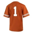 thumbnail image 3 of Youth Nike #1 Texas Orange Texas Longhorns Home  Untouchable Jersey, 3 of 3