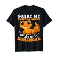 thumbnail image 1 of Reptile Lover T-Shirt - Sorry My Ate My Homework Design for Reptile Enthusiasts, 1 of 1
