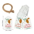 thumbnail image 3 of Christmas decorations Christmas Decoration Tag Snowflake Snowman Gift Jewelry Home Gift Tag Pendant, 3 of 7