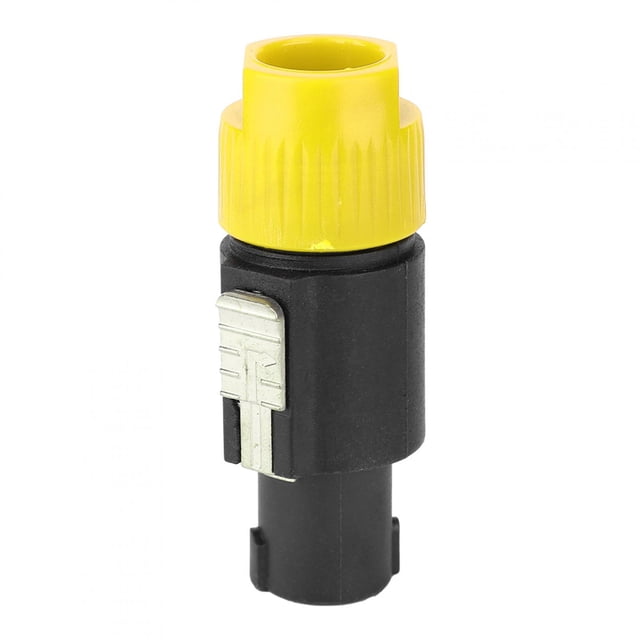 Speakon Plug, High Efficiency Functional Audio Speaker Connector, Stable Electrical Conductivity Copper Nickel Plating Electrical Appliances For Speaker