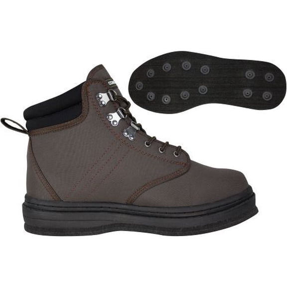 Compass 360 Stillwater Felt Sole Wading Shoes - Men's, Dark Brown, 9