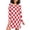 N252, variant on joogoo Checkered Grid-t9 Women's Long Sleeve Nightgown Sleepwear L