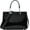 Black, variant on Women's Simple Handbag Purse PU Patent Leather Glossy Satchel Crossbody Stylish Solid Color Top Handle Shoulder Bag