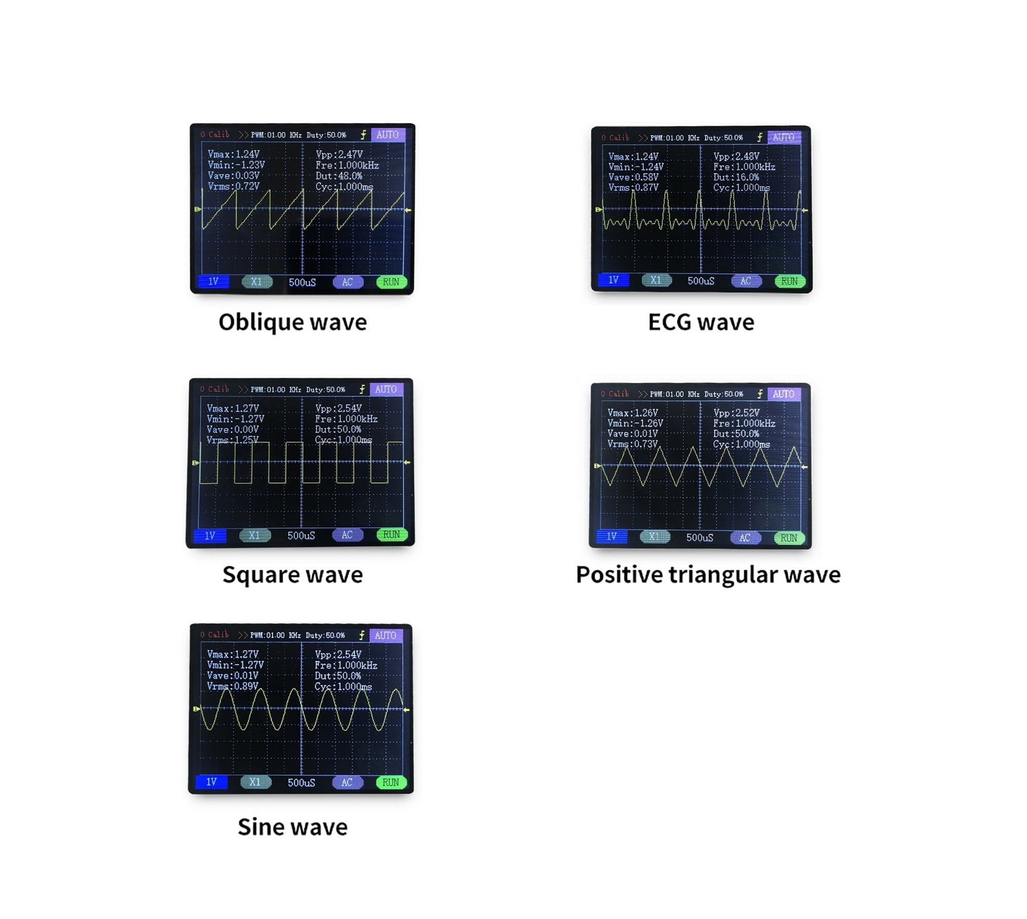 Digital Handheld Pocket Oscilloscope Kit 1MSa/s 200KHz Analog Bandwidth Support 80KHz PWM And Firmware Update ,Professional Designed