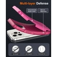 thumbnail image 3 of Diverbox for iPhone 15 Pro Case, 2 in 1 Shockproof DropProof Protective Phone Case with Screen Protector - Pink, 3 of 7