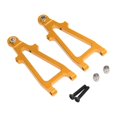 thumbnail image 4 of 2 brazos oscilantes inferiores delanteros para coche RC, pieza modificada, escala 1/20, fácil de instalar con Oro, 4 of 9