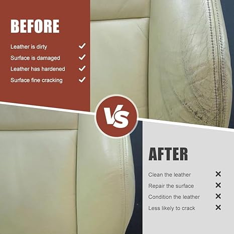 Leather & Furniture Repair Salve, 2025 New Leather Furniture Salve & Brush Set, Furniture Salve for Leather Wood (2 PCS)