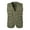 Army Green, variant on HKEJIAOI Men's Vest Jackets Lightweight Outdoors Travel Sports Multi-Pockets Work Fishing Vest Fashion Casual Jackets for Men