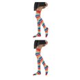 thumbnail image 1 of Jumpingount Medias Pantimedias Calcetines altos iris Muslo Juego de rol Fiesta Mascarada Type17 NO17, 1 of 6