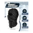thumbnail image 6 of Distressed Ski Mask Full Face Knitted Fuzzy Yeat Shiesty Distress Mask for Men Women Gray, 6 of 6