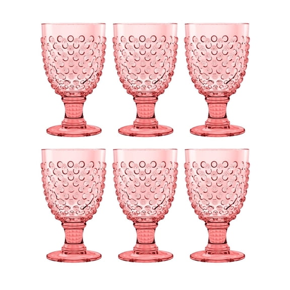 Hobnail Goblet Set of 6
