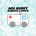 thumbnail image 4 of Inktastic My Aunt Saves Lives Ambulance Boys or Girls Baby Bodysuit, 4 of 5