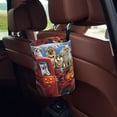 thumbnail image 5 of Fuzoiu Halloween Pets Pumpkins Print Car Trash Can,Leakproof Car Trash Can,Hanging Garbage Bin,Vehicle Trash Can, Suitable for Sedans, SUVs, MPVs & Trucks, 5 of 7