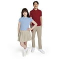thumbnail image 4 of Girls 4-18 IZOD Pleated Skort Color: Khaki Size: 6, 4 of 4
