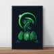 thumbnail image 3 of Alien Science Fiction Movie Astronaut Space Posters and Prints Wall Art Canvas Painting Picture Room Horror Home Decoration, 3 of 5