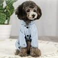 thumbnail image 3 of Dog Raincoat Hooded with Reflective Function - Waterproof Dog Jumpsuit Raincoat Adjustable Lightweight Breathable Rain Poncho Jacket Rainwear for Small Medium Dogs, 3 of 5