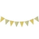 thumbnail image 1 of Banderas de cumpleaños para bebés de 3 metros Banderas de banderines con brillo Guirnalda Streamer Habitación para bebés ry Decoración colgante (Dorada), 1 of 5
