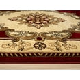 thumbnail image 3 of Traditional Area Rug Hand Carved Oriental Floral Bohemian Vibrant Colors Carpet for Living Room Bedroom Design 9206, 3 of 9