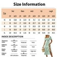 thumbnail image 3 of SnnmBlm Casual Womens Summer Short Sleeve Square Neck Split Midi Dresses Blue XL, 3 of 7