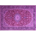 thumbnail image 1 of Ahgly Company Indoor Rectangle Medallion Purple Traditional Area Rugs, 8' x 10', 1 of 4