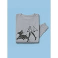 thumbnail image 3 of Perfect Companion I Sweatshirt Women -Ethan Harper Designs, Female 5X-Large, 3 of 4