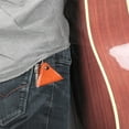 thumbnail image 2 of WEUVEB Guitar Pick Holder 1Pcs Orange Triangle Keychain for Organizing Picks, 2 of 6