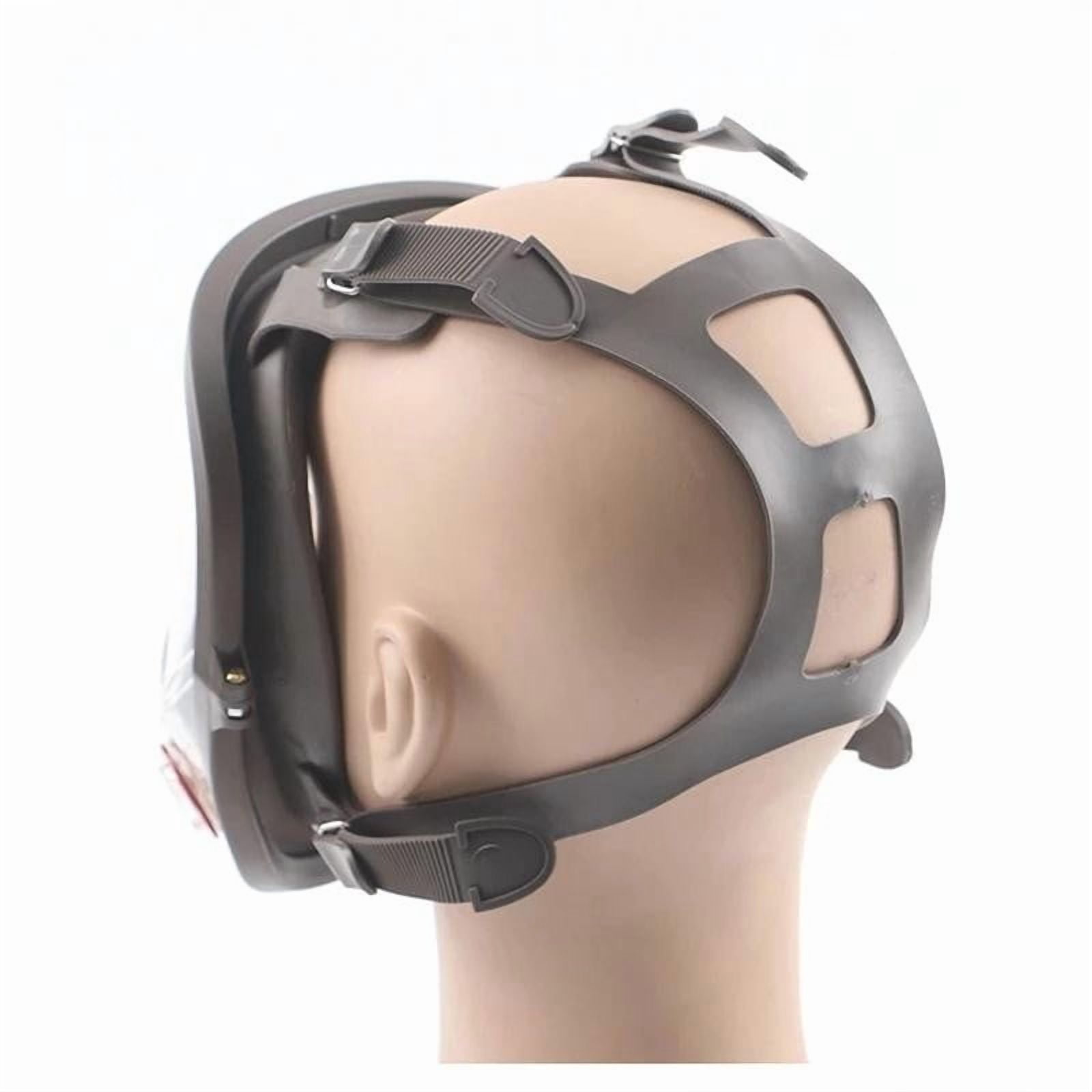 Uutvmp Reusable Respirator Full Face Gas Cover, Organic Vapor Mask and Anti-fog, for Painting, Mechanical Polishing, Logging, Welding, Against Dust, Staining, Sanding & Cutting