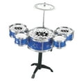 thumbnail image 3 of Kits de batería para niños CUTICAT Mini juego de percusión juguete Musical Azul, 3 of 8